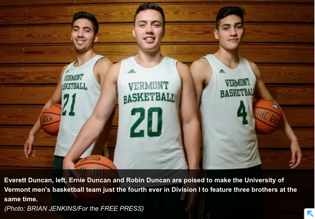 Ducan brothers courtesy burlington free press